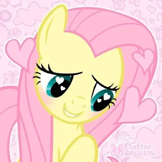 Sticker from fluttershy