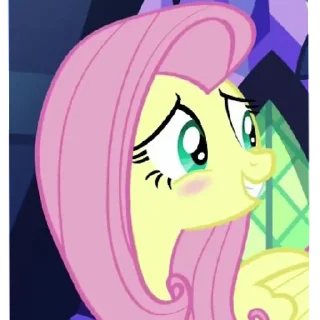 😳 emoji ☆°Fluttershy°☆ | @stikeri_telegrama Telegram sticker 24 of 76