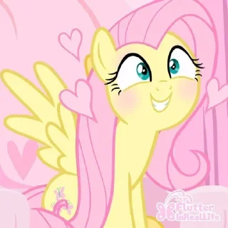 Sticker from fluttershy