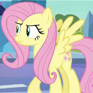 🤨 emoji ☆°Fluttershy°☆ | @stikeri_telegrama Telegram sticker 17 of 76