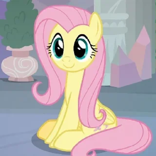 🙂 emoji ☆°Fluttershy°☆ | @stikeri_telegrama Telegram sticker 10 of 76