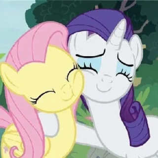 🥰 emoji ☆°Fluttershy°☆ | @stikeri_telegrama Telegram sticker 14 of 76