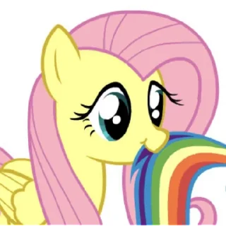 🌈 emoji ☆°Fluttershy°☆ | @stikeri_telegrama Telegram sticker 11 of 76