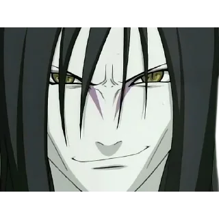 😉 emoji Orochimaru Telegram sticker 9 of 120