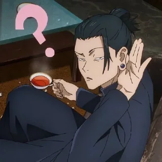 🤨 emoji Jujutsu Kaisen @xkysluv Telegram sticker 5 of 56
