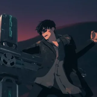 🕶 emoji trigun stampede🫧 Telegram sticker 14 of 118