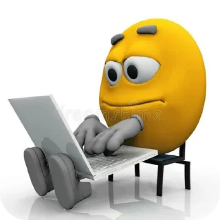 💻 emoji lol yellow emoji @TgEmodziBot Telegram sticker 5 of 28