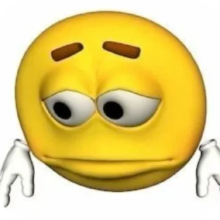 😔 emoji lol yellow emoji @TgEmodziBot Telegram sticker 6 of 28