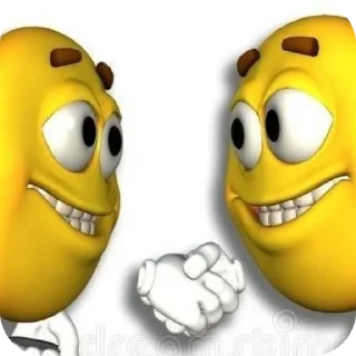 🤝 emoji lol yellow emoji @TgEmodziBot Telegram sticker 11 of 28