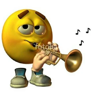 🎺 emoji lol yellow emoji @TgEmodziBot Telegram sticker 19 of 28