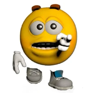 🫵 emoji lol yellow emoji @TgEmodziBot Telegram sticker 16 of 28