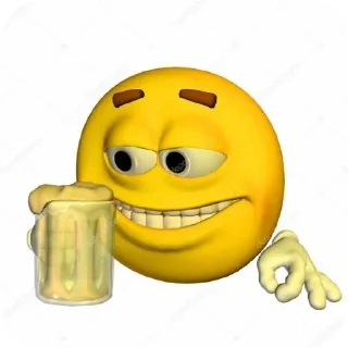 🍺 emoji lol yellow emoji @TgEmodziBot Telegram sticker 20 of 28