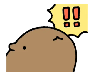 🦫 emoji ₍ ᥴᥙᴛᥱ ᥴᥲρyδᥲrᥲ ⲙ᧐᥎ᥱ ₎ ˚₊· ♡ @mewsticks Telegram sticker 9 of 24