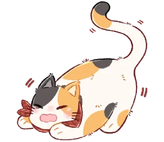 🐈 emoji ₍ 𑀝ɦᥲᴛɦᥲi ᥴᥙᴛᥱ ᥴᥲᴛ ⲙᥱ᧐ᥕ ₎ ˚₊· ♡ @mewsticks Telegram sticker 23 of 24