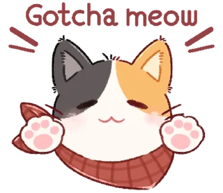 🐈 emoji ₍ 𑀝ɦᥲᴛɦᥲi ᥴᥙᴛᥱ ᥴᥲᴛ ⲙᥱ᧐ᥕ ₎ ˚₊· ♡ @mewsticks Telegram sticker 3 of 24