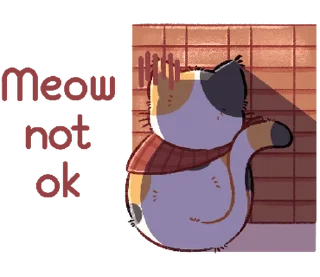 🐈 emoji ₍ 𑀝ɦᥲᴛɦᥲi ᥴᥙᴛᥱ ᥴᥲᴛ ⲙᥱ᧐ᥕ ₎ ˚₊· ♡ @mewsticks Telegram sticker 19 of 24