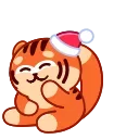 Sticker from New Year Tiger
