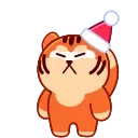 Sticker from New Year Tiger