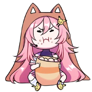 Sticker from ayyuri vtuber