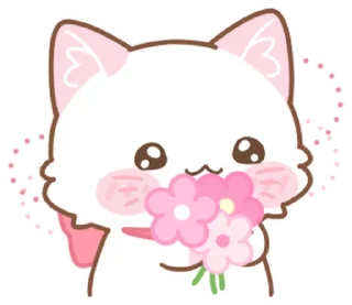 🍡 emoji ୧ .˚ киттен!! 🍡 @CutestStickers Telegram sticker 5 of 40