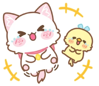 🍡 emoji ୧ .˚ киттен!! 🍡 @CutestStickers Telegram sticker 14 of 40