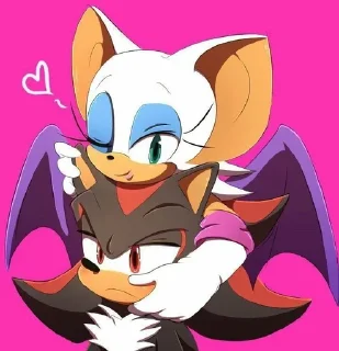 Sticker from Rouge и Shadow