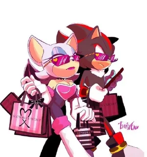 Sticker from Rouge и Shadow