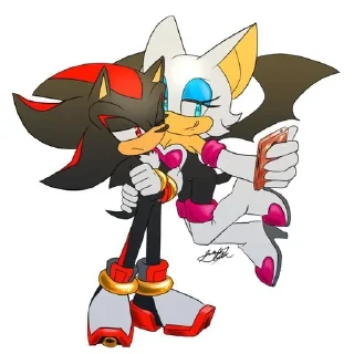 Sticker from Rouge и Shadow