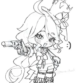 👈 emoji Furina Telegram sticker 7 of 60