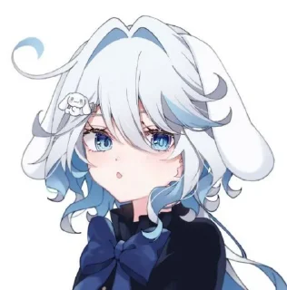😇 emoji Furina Telegram sticker 19 of 60