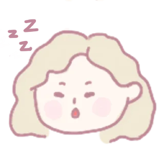 😴 emoji Yoona Telegram sticker 21 of 48