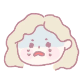 😭 emoji Yoona Telegram sticker 24 of 48