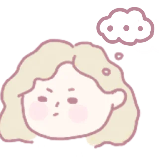 🤔 emoji Yoona Telegram sticker 14 of 48