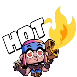 😍 emoji Clash Royale - @RoyalFamilyNewsChannel Telegram sticker 24 of 120