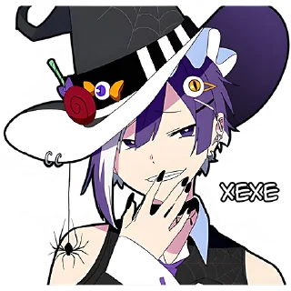 Sticker from Хэллоуинцы 2 @Nyasticks