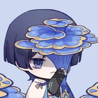 🌟 emoji Scaramouche Telegram sticker 9 of 23