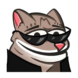 😎 emoji Больше стикеров тут @st_pack Telegram sticker 15 of 25