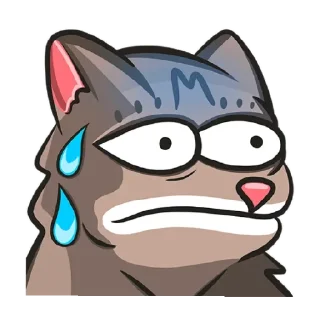 😰 emoji Больше стикеров тут @st_pack Telegram sticker 19 of 25