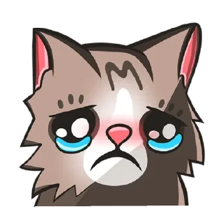 😥 emoji Больше стикеров тут @st_pack Telegram sticker 18 of 25