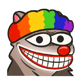 🤡 emoji Больше стикеров тут @st_pack Telegram sticker 14 of 25