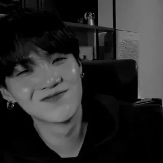 👾 emoji dark/black min yoongi by @shutyaoo Telegram sticker 4 of 45