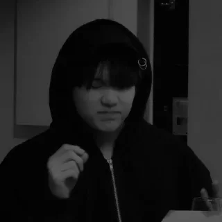 👾 emoji dark/black min yoongi by @shutyaoo Telegram sticker 17 of 45