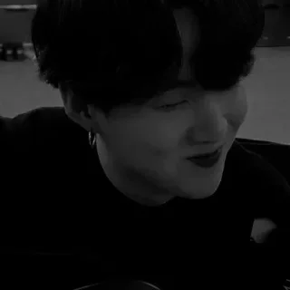 👾 emoji dark/black min yoongi by @shutyaoo Telegram sticker 6 of 45