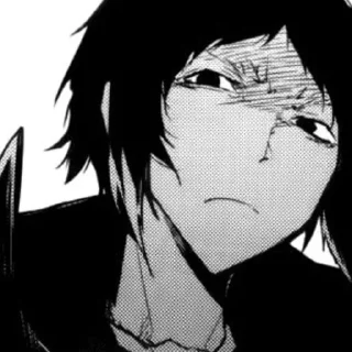 Sticker from bsd manga
