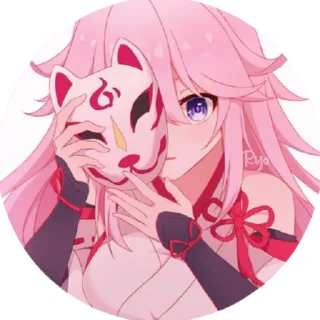 Sticker from Яэ Мико - @Tg_stickersu