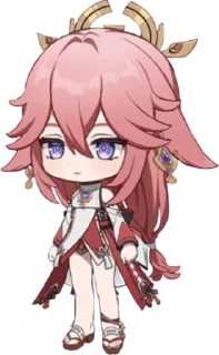 Sticker from Яэ Мико - @Tg_stickersu
