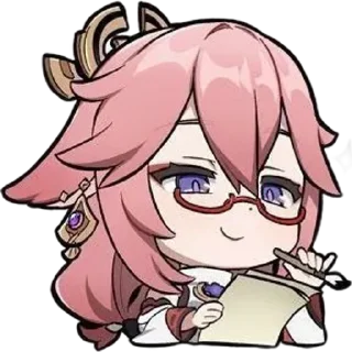 Sticker from Яэ мико
