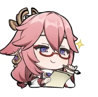 Sticker from Яэ Мико:)