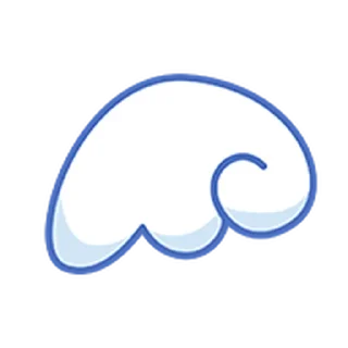 Sticker from lignt blue girl emoji @xkysluv