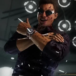 Sticker from Johnny Cage!